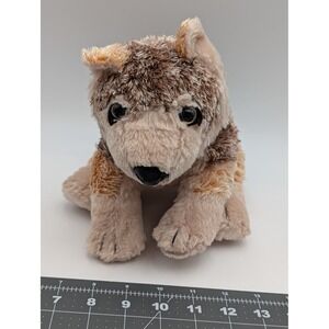 Wishpets Red Wolf Plush Brown Tan Dog 8 Inch 2004 Stuffed Animal Toy